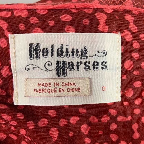 Anthropologie Holding Horses Patterned Button Up Blouse - Picture 3 of 3